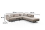 Atelier Del Sofa Bentley Corner Sofá Esquinero Beige